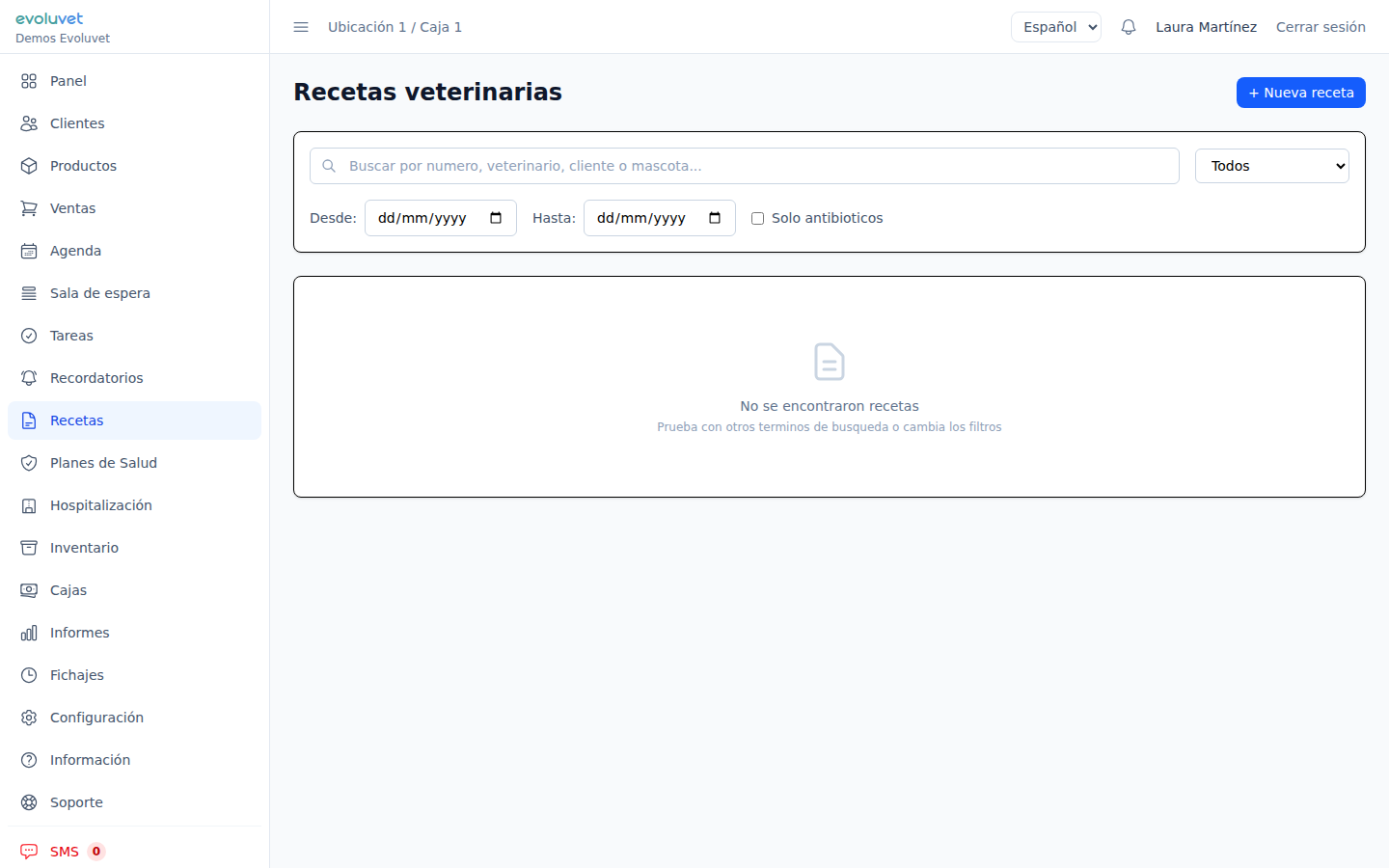 Gestión clínica completa